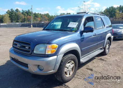 2003 Toyota Sequoia Sr5 V8 from USA, damaged, VIN 5TDBT44A43S200780